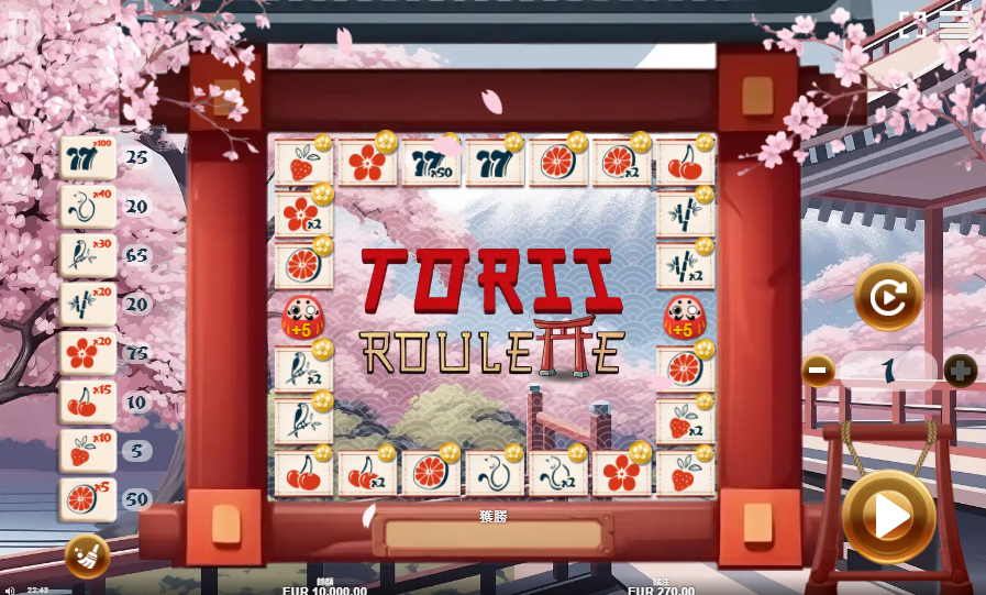 Torii Roulette,Roulette,轮盘游戏